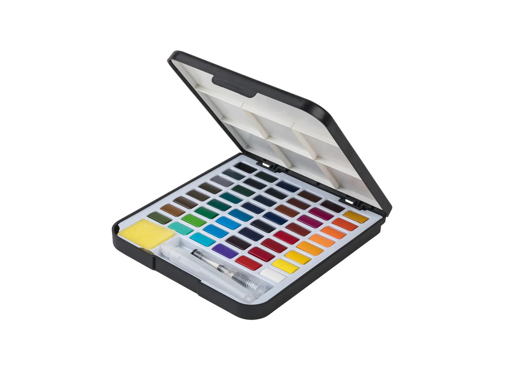 crelando Bote d'aquarelle 51 couleurs