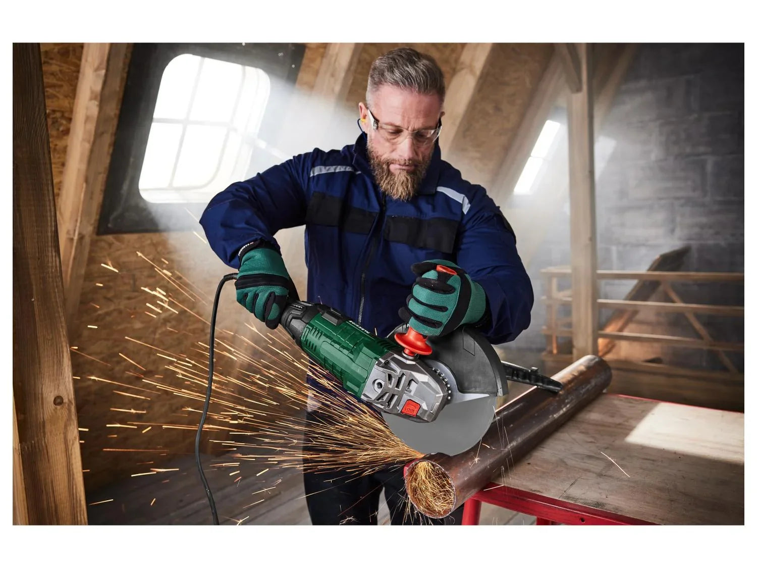 PARKSIDE Meuleuse d'angle PWS 230 F5, 230 mm, 2000 W