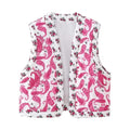 Sophie Paris I Gilet matelassé imprimé Paisley