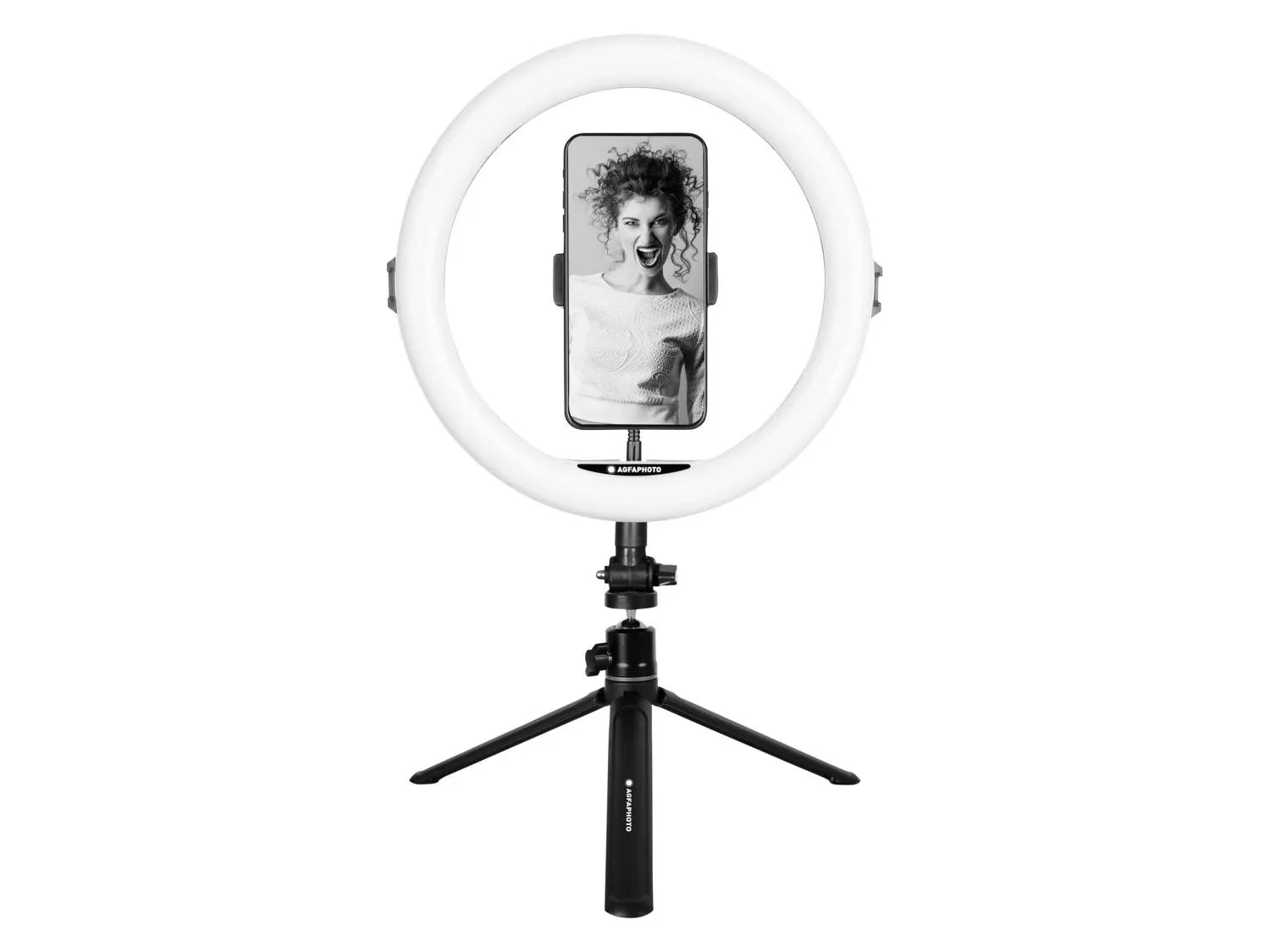 AGFAPHOTO Trpied de table + anneau LED