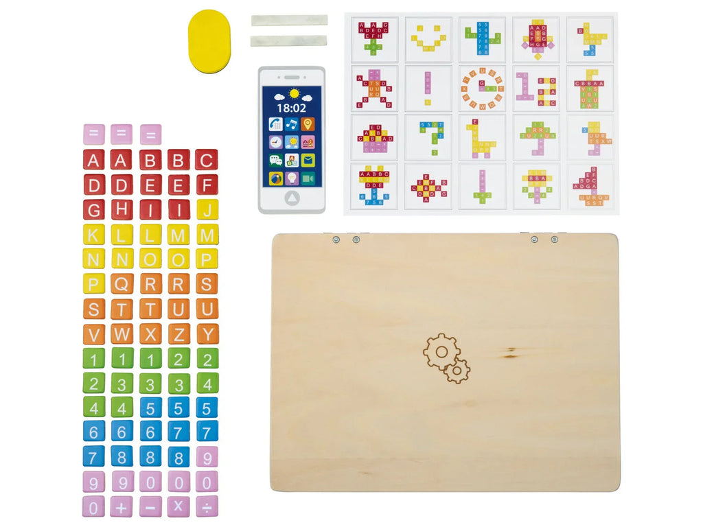 Playtive Tableau magntique en bois ou ordinateur protable