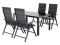 LIVARNO home Table de jardin + Lot de 4 fauteuils Toronto