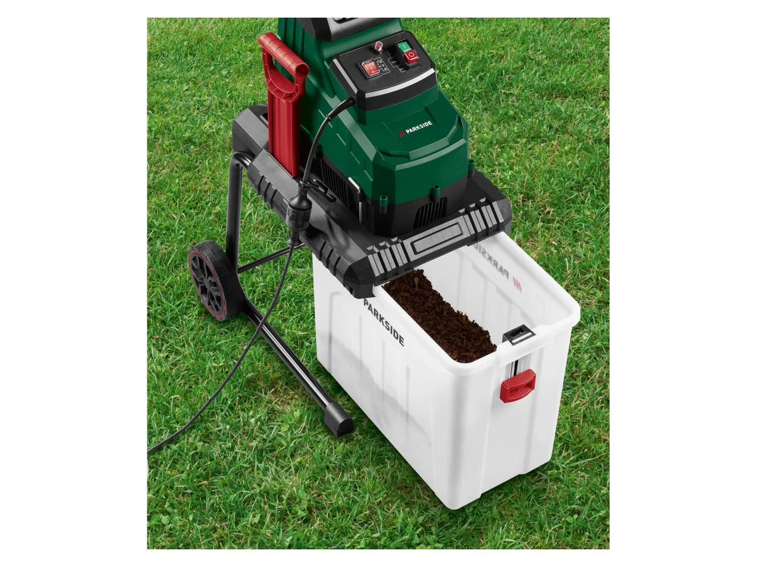 PARKSIDE Broyeur de vgtaux  rotor lectrique PEWH 2800 A1, 56 L, 2800 W