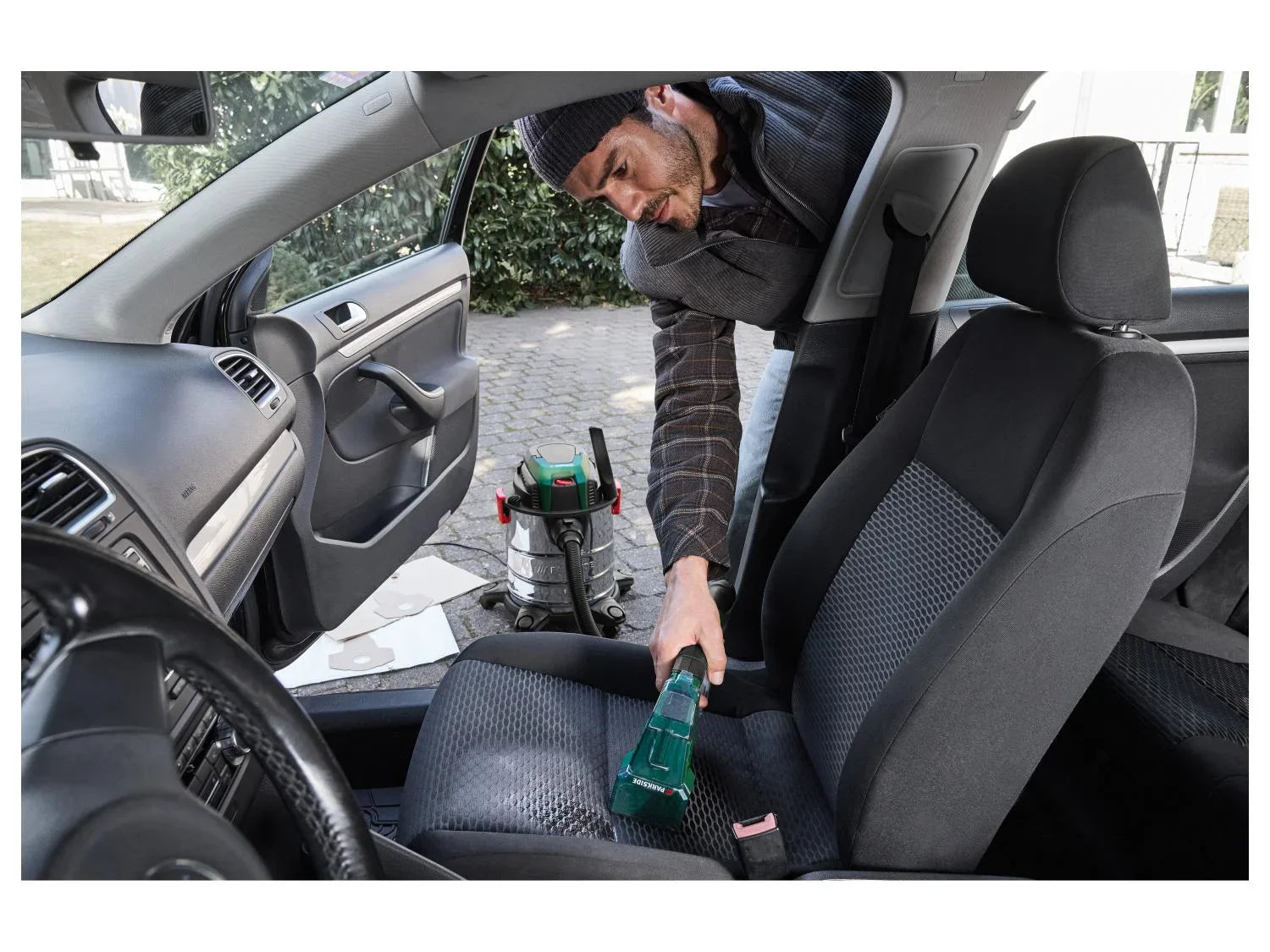 PARKSIDE Buse de nettoyage avec rservoir deau pour aspirateur eau et poussire