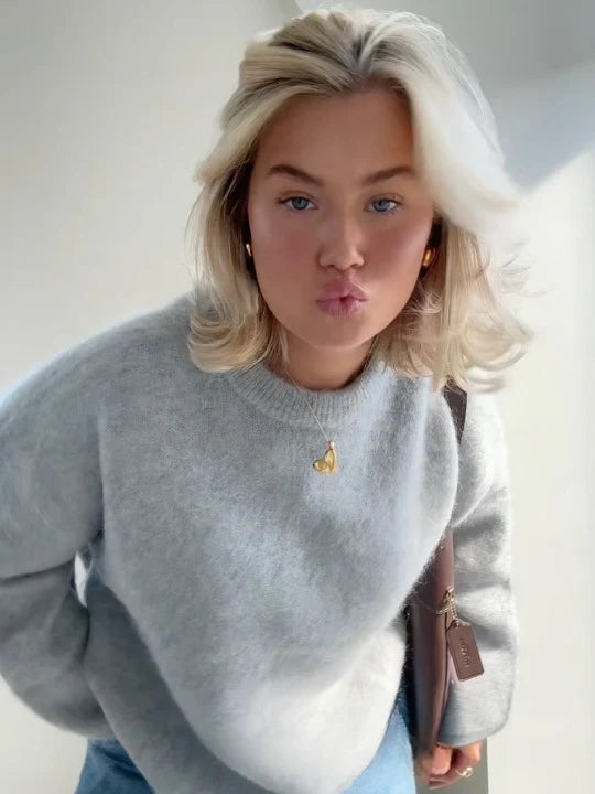 Pull en maille Mohair doux et confortable
