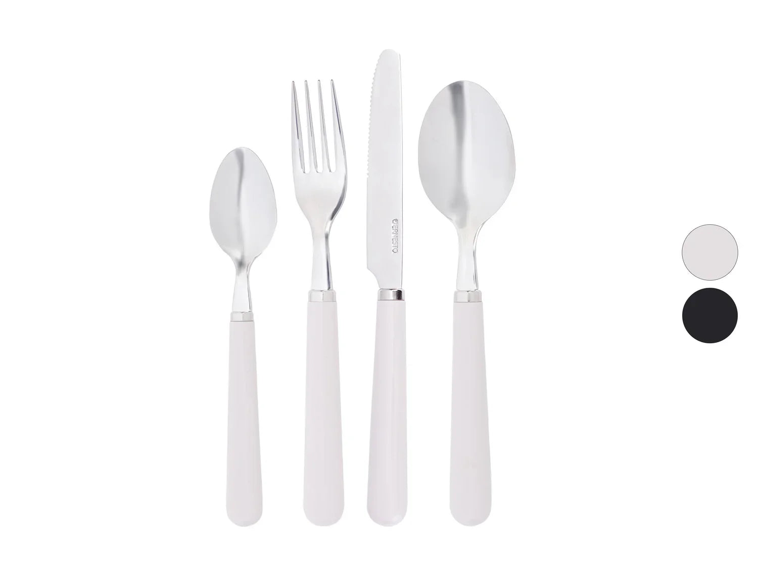 ERNESTO Set de couverts en acier inoxydable, 24 pices