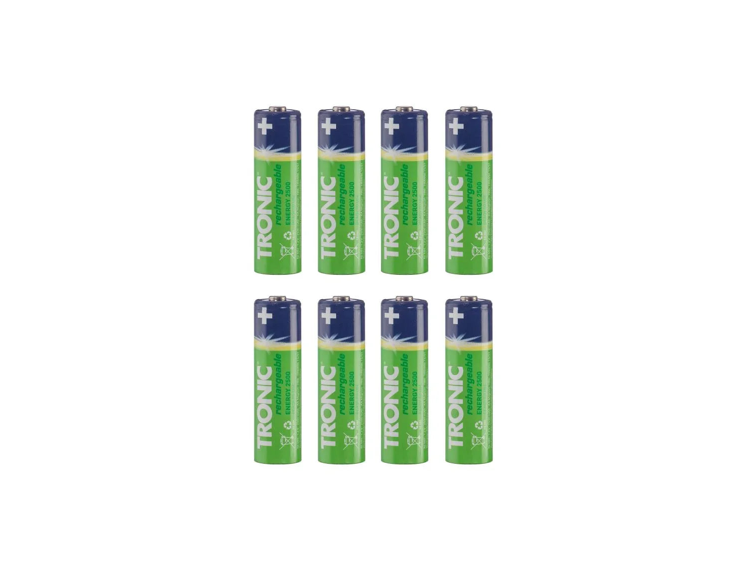 TRONIC Piles AA ou AAA, 8 pices