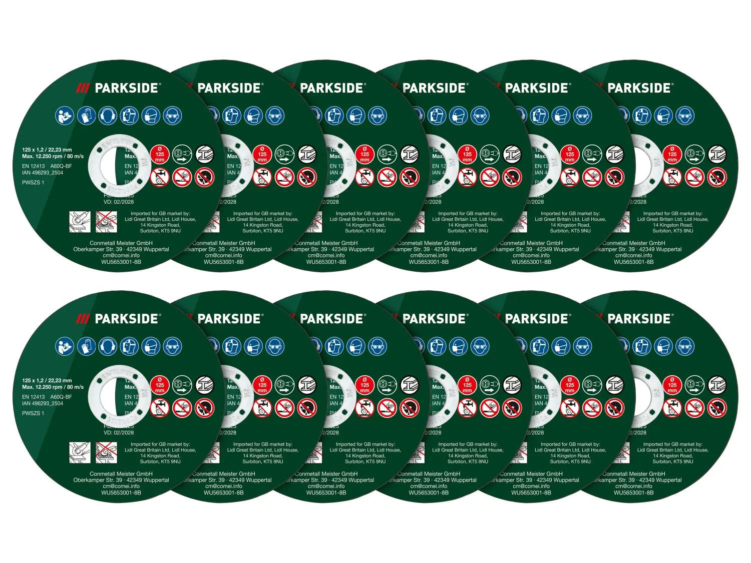 PARKSIDE Set de disques diamant ou Disques  trononner