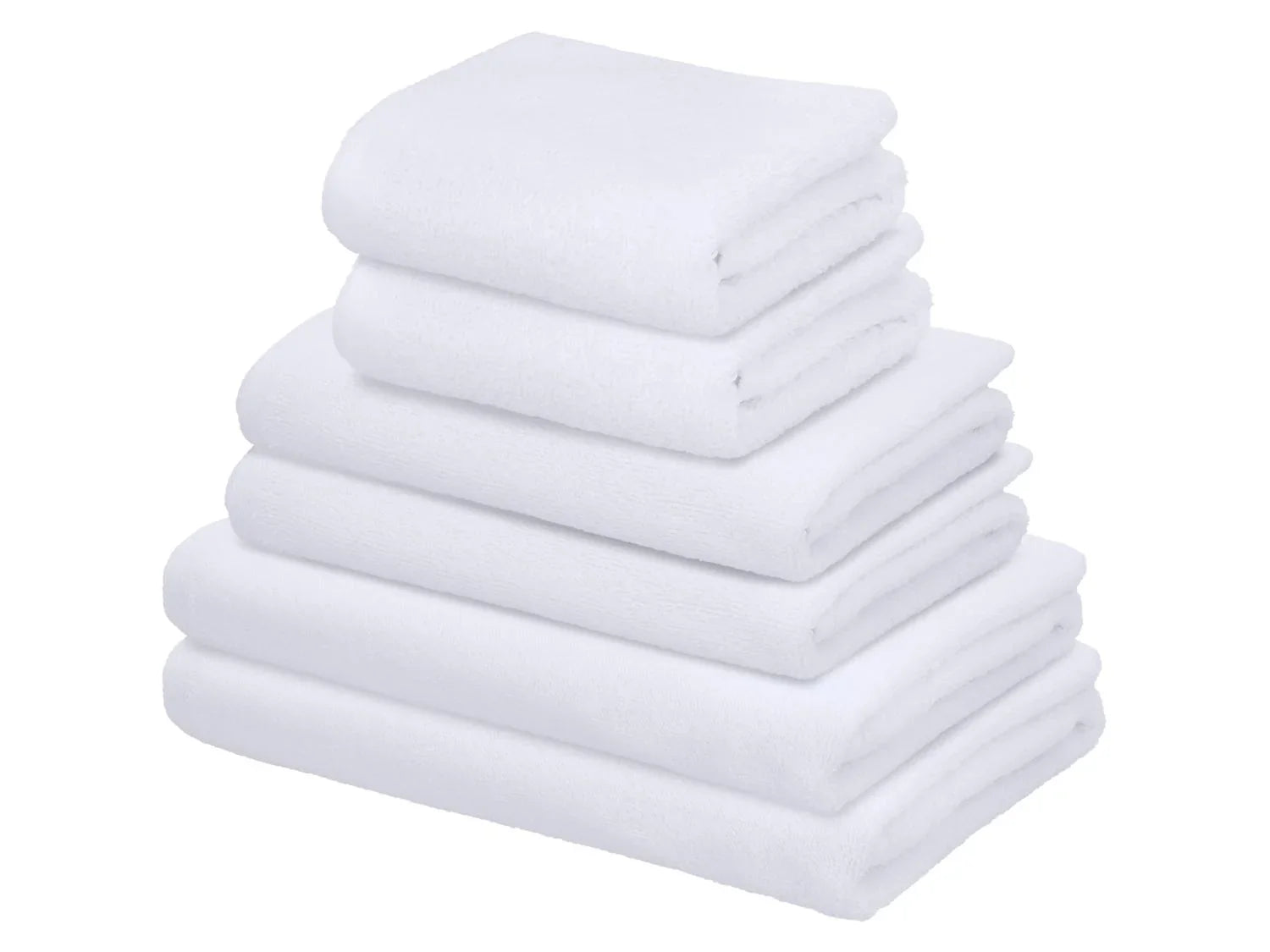 LIVARNO Set de 6 serviettes en ponge