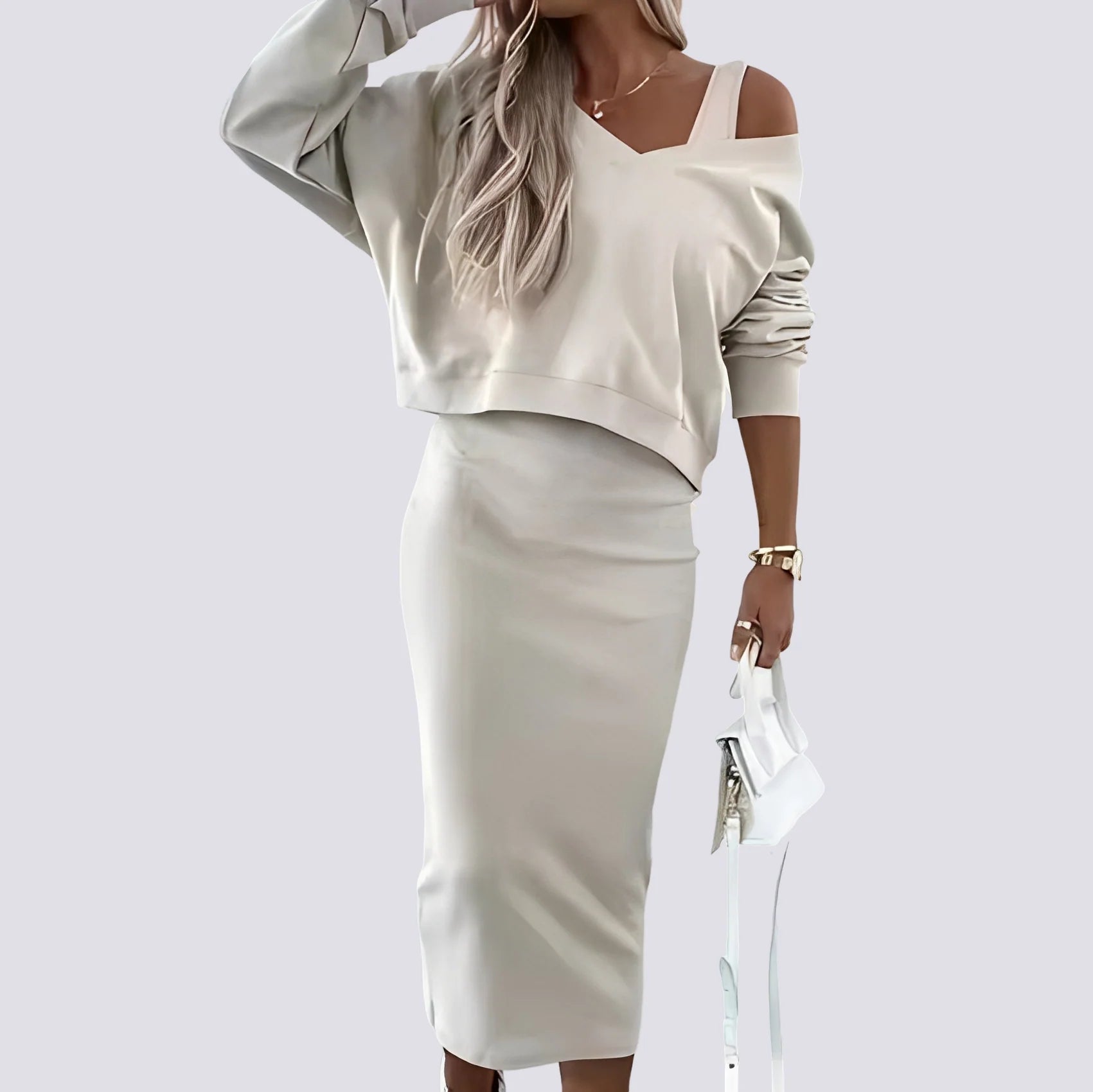 Elsie - Ensemble robe deux pièces élégant