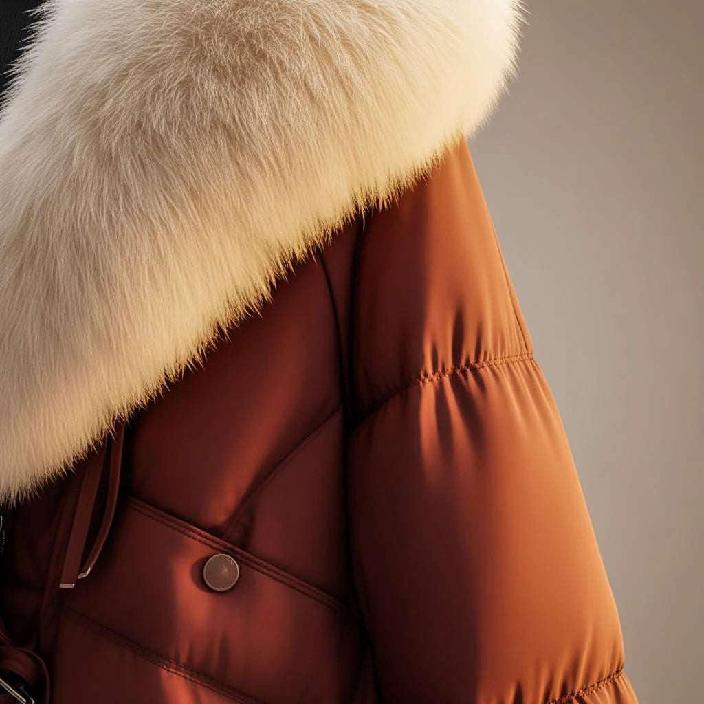 Élodine | Manteau élégant au col affirmé