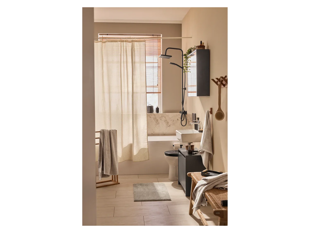 LIVARNO home Armoire de toilette OSLO, 65 x 60 x 17 cm, noir