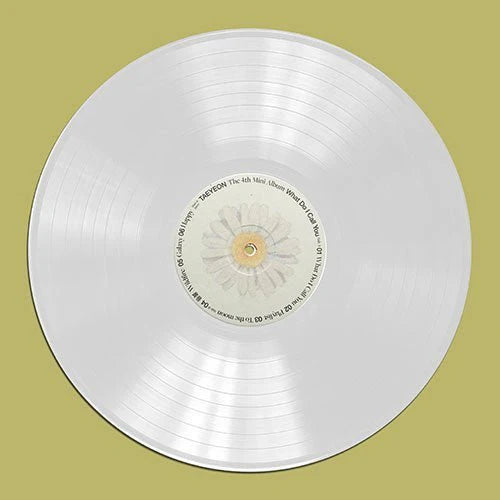 TAEYEON - WHAT DO I CALL YOU [ 4TH MINI ALBUM ] LP VER. LIMITED