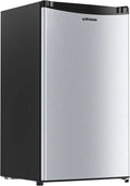 Upstreman 3.2 Cu.Ft Mini Fridge Freezer Single Door Fridge Dorm Fridge Adjustable Thermostat