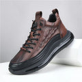 Chaussures Décontractées Homme en Cuir de Vachette avec Coussin d’Air