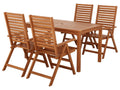 LIVARNO Table de jardin + Lot de 4 fauteuils Sevilla