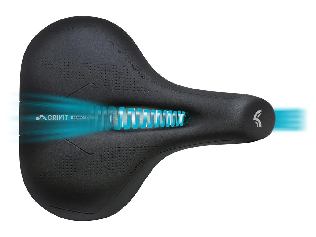 CRIVIT Selle de vlo de ville  mmoire de forme