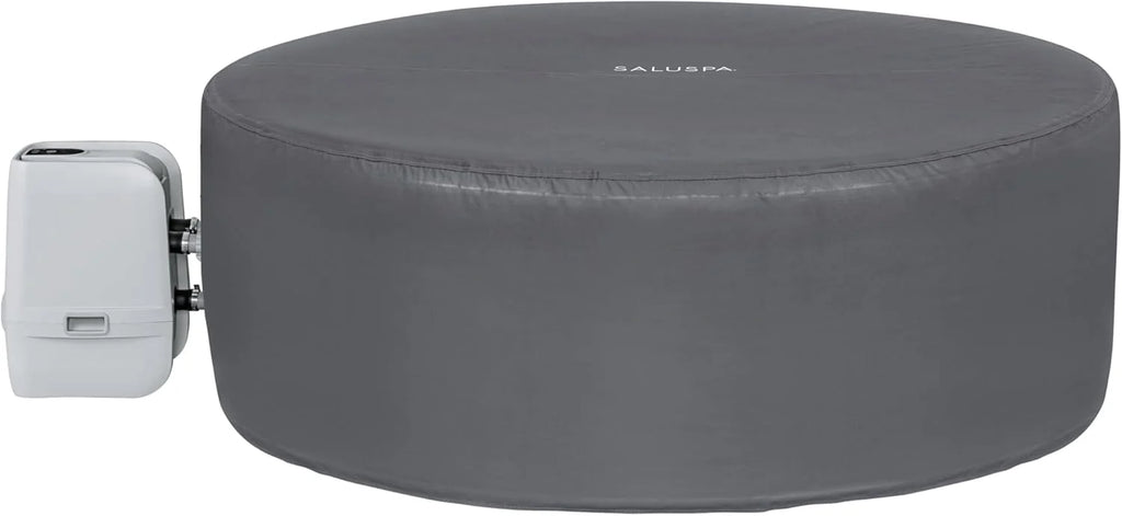 Inflatable Hot Tub Spa (71 x 26) | Portable Hot Tub with 2 Covers (1 Energy-Efficient Thermal Cover and 1 Standard Cover) | Fits Up to 2-4 Persons | Black