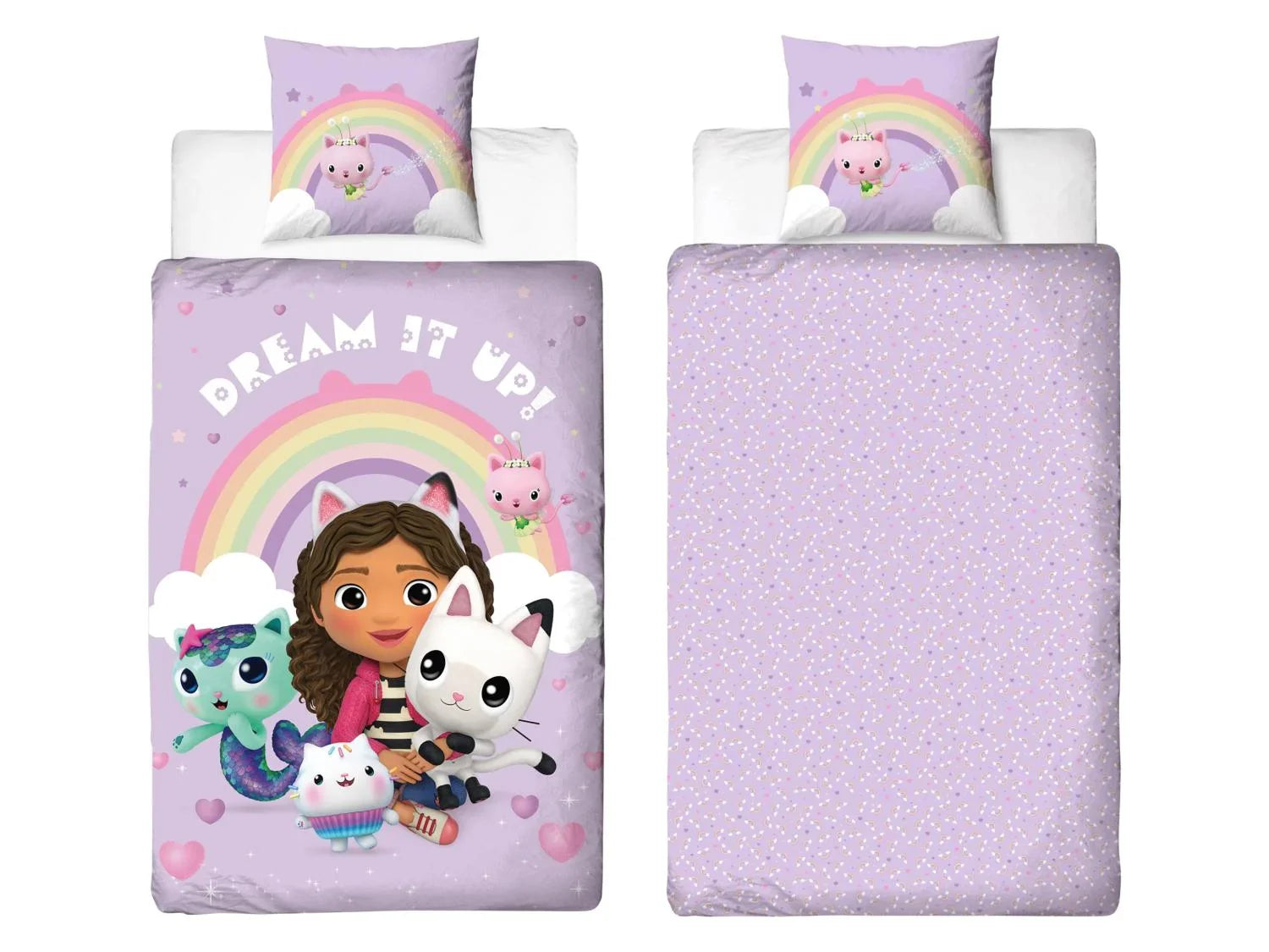 Parure de lit rversible pour enfant, 140 x 200 cm