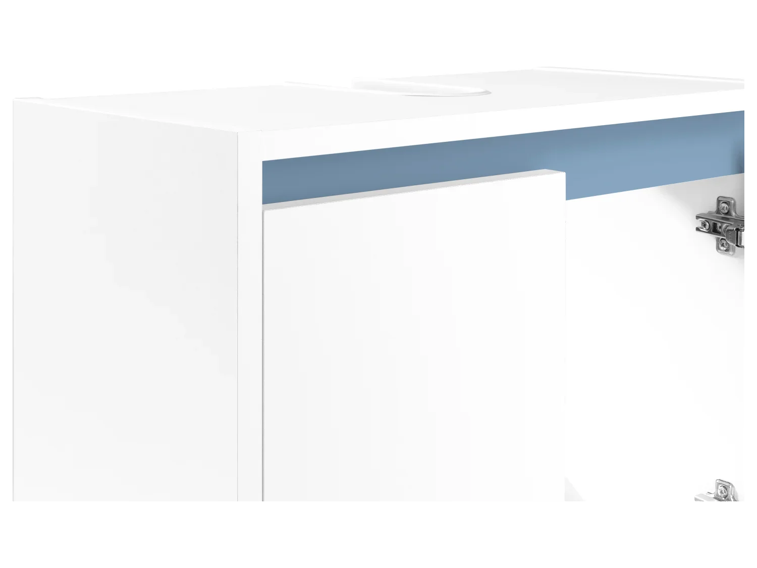 LIVARNO home Meuble sous-vasque Oslo, 60 x 55 x 28 cm, blanc