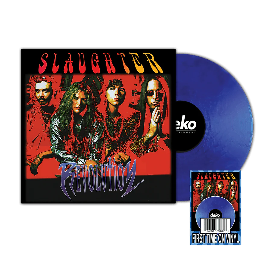 Slaughter -  Revolution Blue Vinyl LP