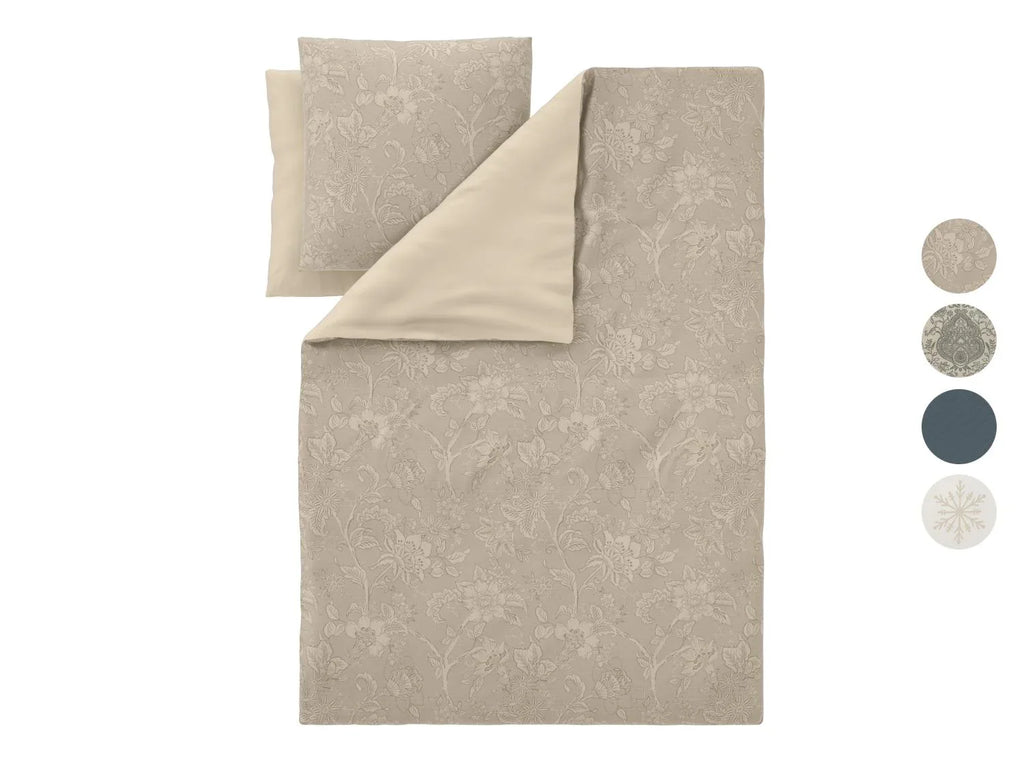 LIVARNO Parure de lit double face en satin, 240 x 220 cm