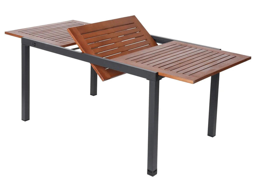 LIVARNO home Table de jardin + Lot de 6 fauteuils pliants tresss Valencia
