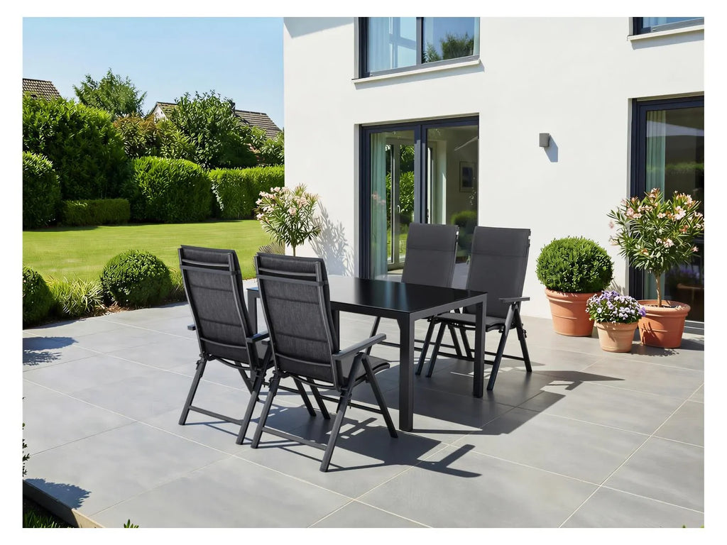LIVARNO Table de jardin + Lot de 4 fauteuils Toronto
