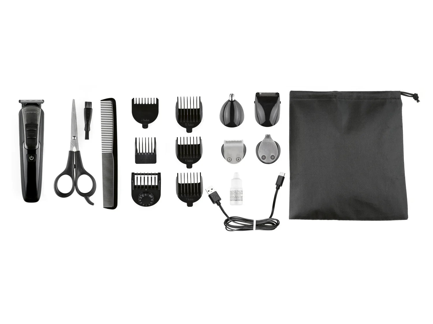 SILVERCREST PERSONAL CARE Tondeuse barbe et cheveux SHBS 3.7, 5-en-1
