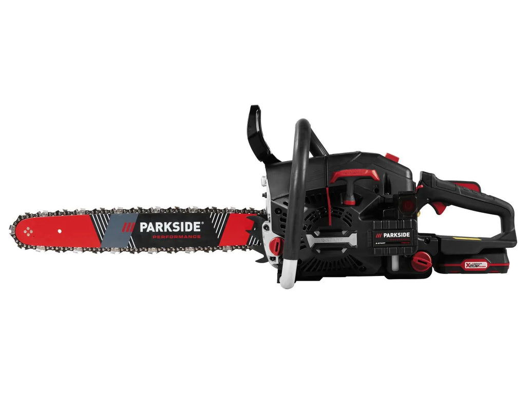 PARKSIDE PERFORMANCE Trononneuse  essence avec dmarrage lectrique PPBKS 56 C3, 18, 20 V