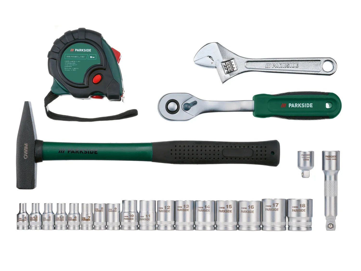 PARKSIDE Bote  outils mtal 4V et Set de tournevis PWBM A1