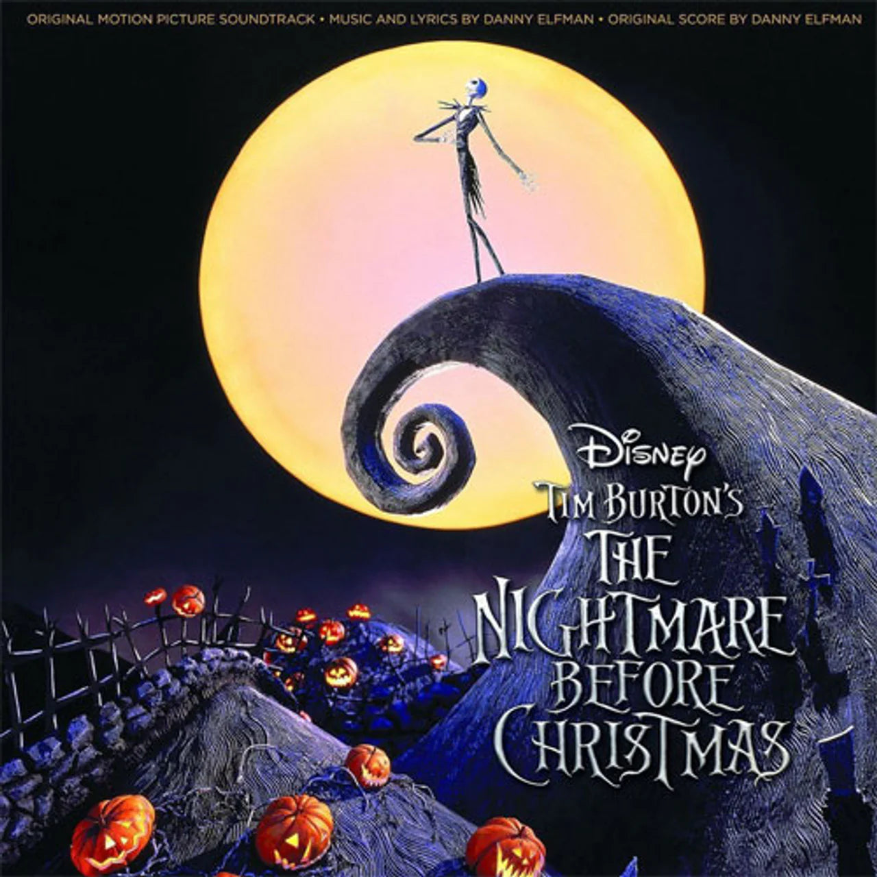 TIM BURTON'S THE NIGHTMARE BEFORE CHRISTMAS - ORIGINAL MOTION PICTURE SOUNDTRACK - 2-LP - VINYL LP