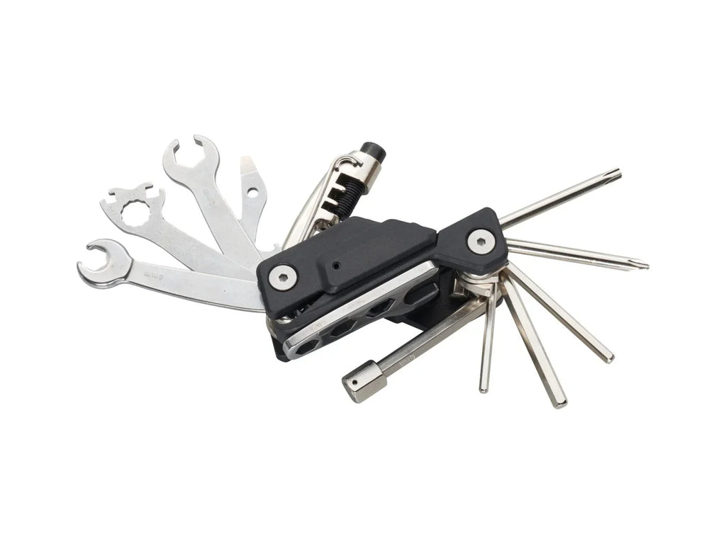 CRIVIT Outil multifonction pour vlo ou sacoche de selle avec outils ou mini-pompe  manomtre