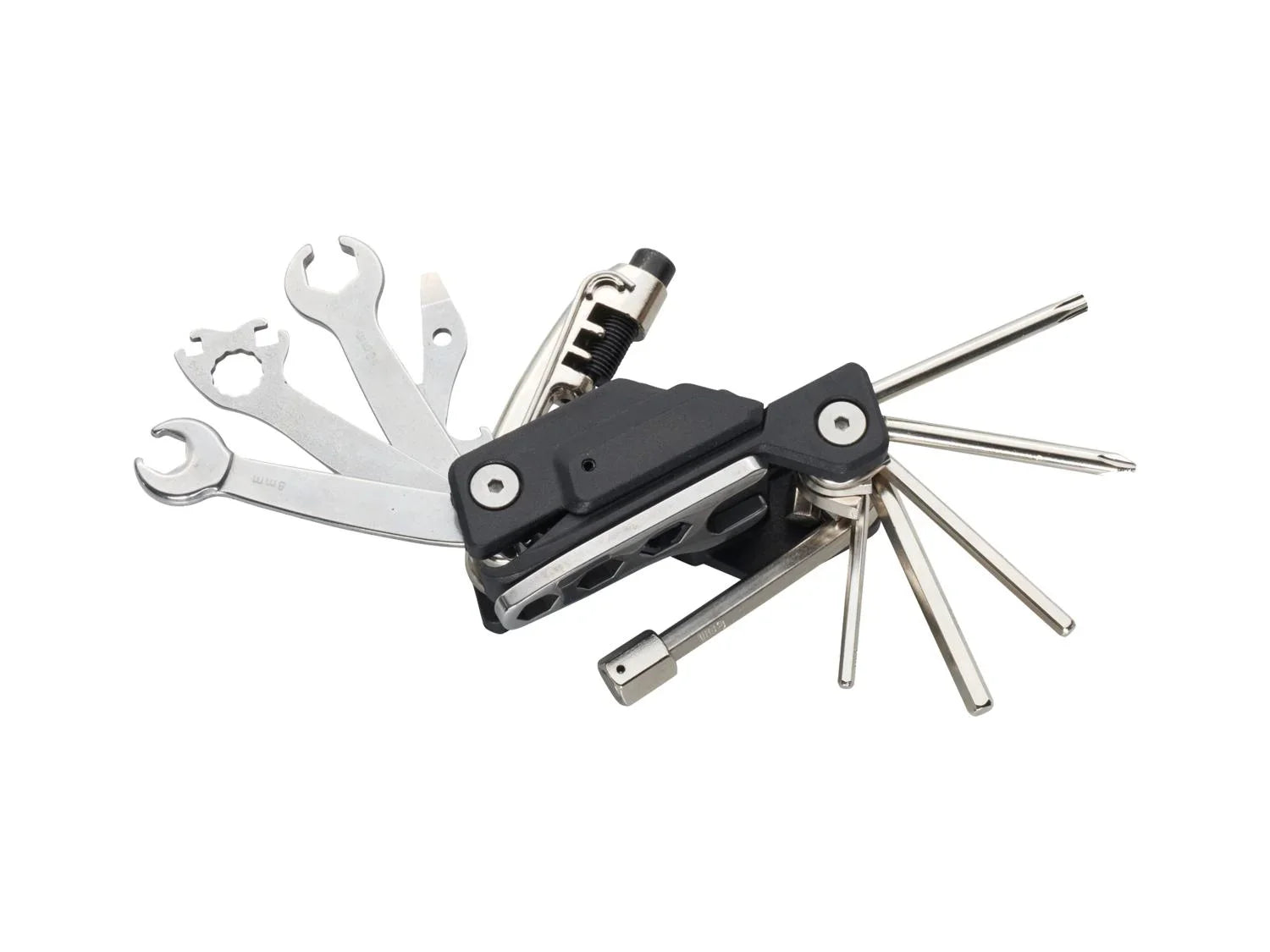 CRIVIT Outil multifonction pour vlo ou sacoche de selle avec outils ou mini-pompe  manomtre