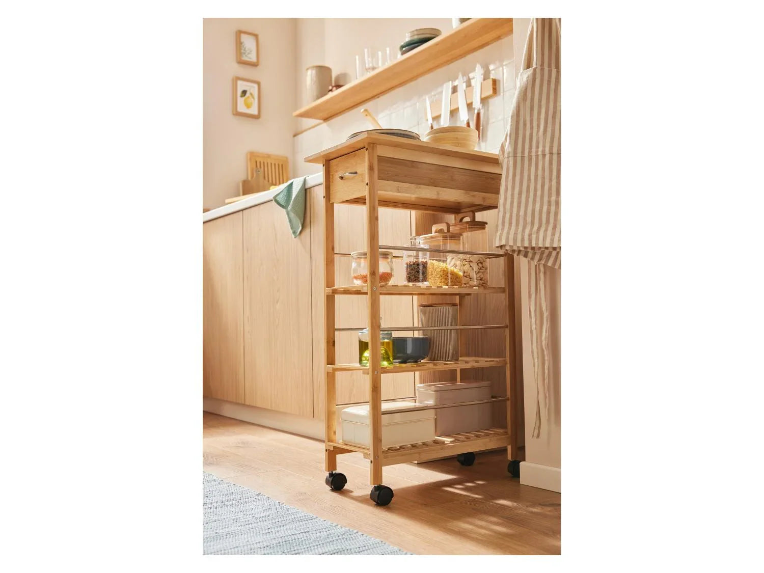 LIVARNO home Desserte de cuisine, 29,5 x 86 x 54,5 cm