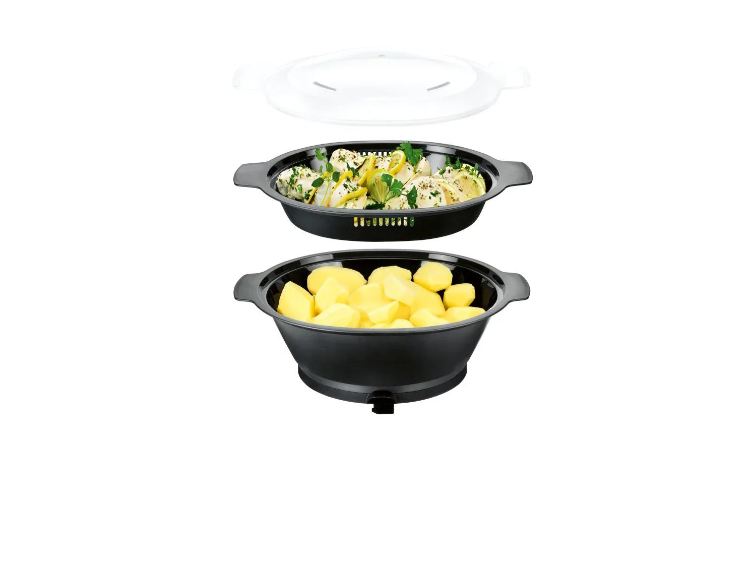 SILVERCREST Panier vapeur pour Monsieur Cuisine compact SMCCD 3 A1