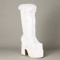 Bottes à plateforme épaisses et confortables pour le style hivernal