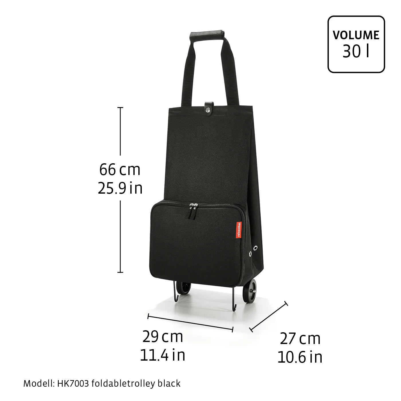 Foldabletrolley Herringbone Grey