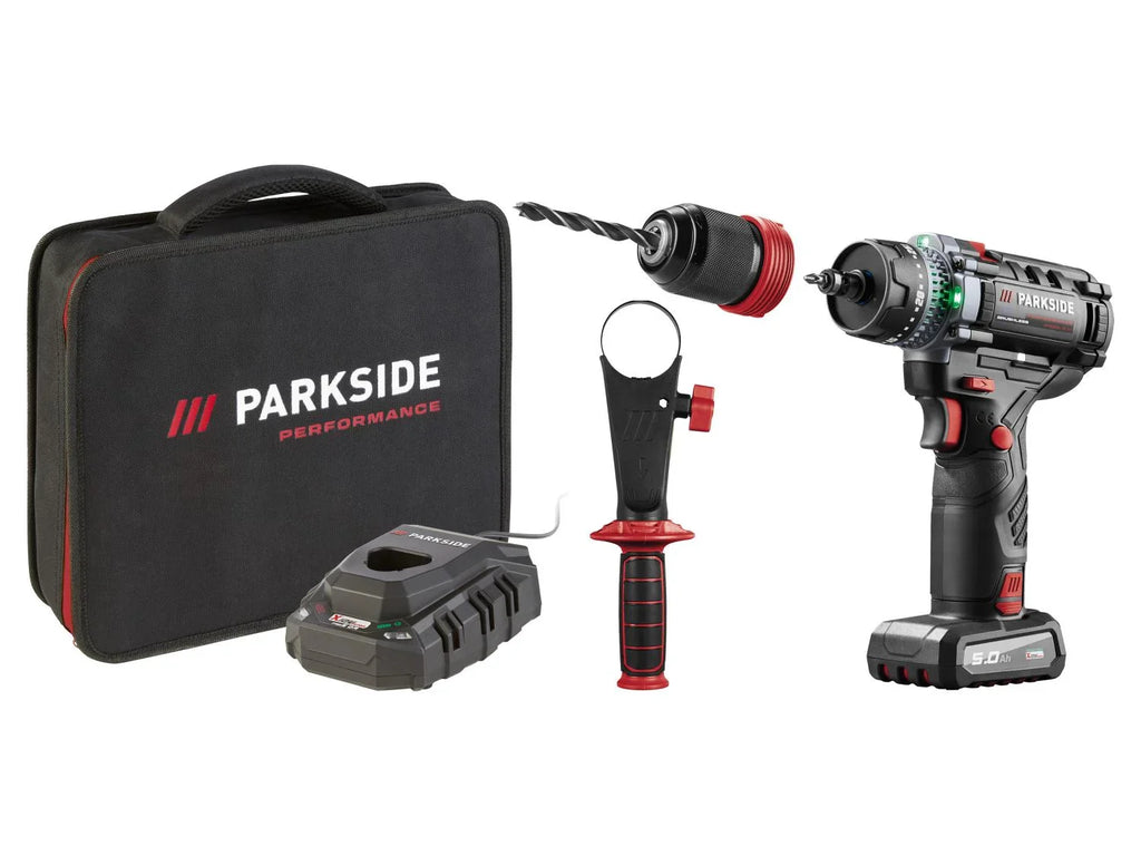 PARKSIDE PERFORMANCE Set perceuse-visseuse sans fil PPBSSA 12 A1 + batterie + chargeur, 12 V