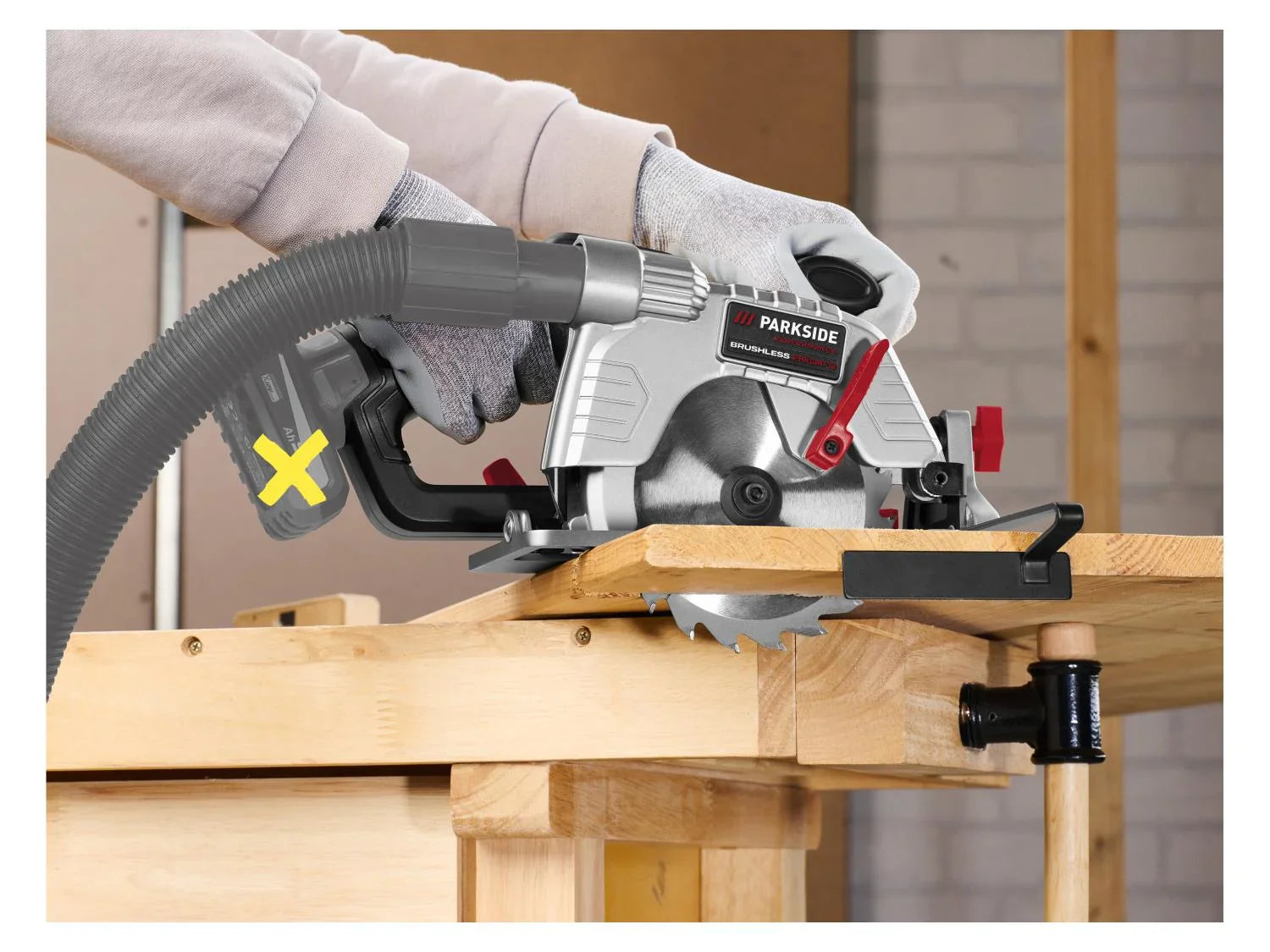 PARKSIDE PERFORMANCE Scie circulaire sans fil PHKSAP 12 B2, 140 mm, 12 V