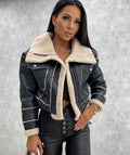 Anya - Blouson motard végétalien
