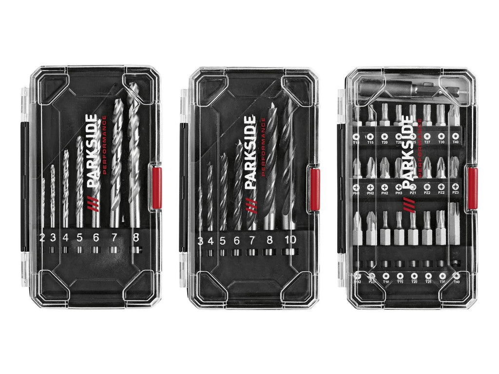 PARKSIDE PERFORMANCE Set visseuse-perceuse 12V/2Ah PBSPA 12 C3 avec 2 batteries et chargeur