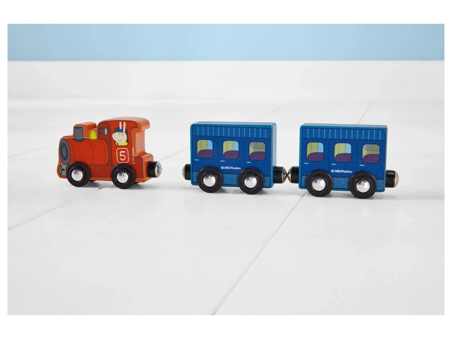 Coffret de train en bois Peppa Pig