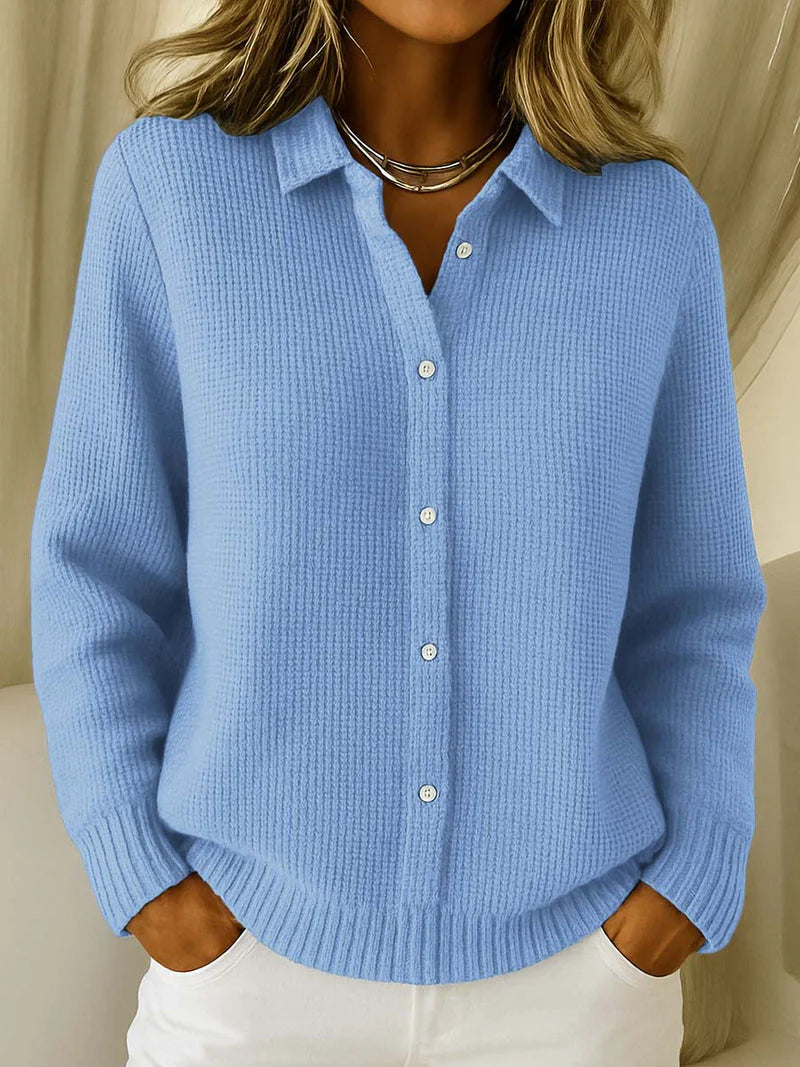 Blouse en maille côtelée douce