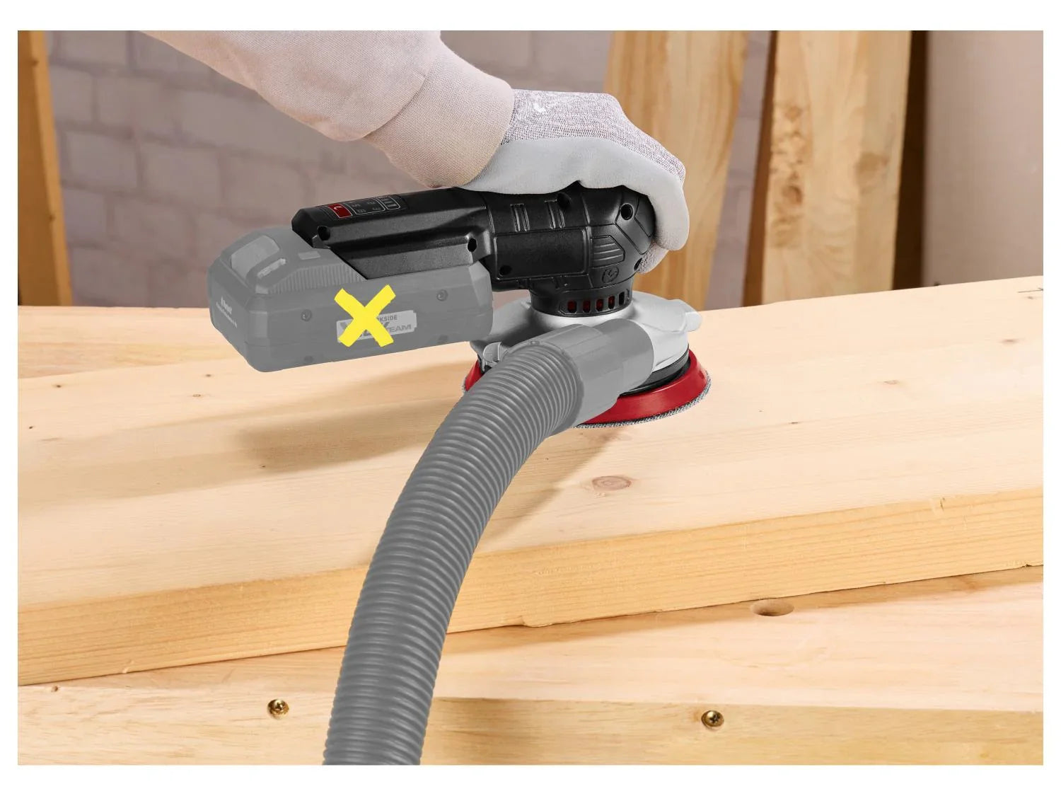 PARKSIDE PERFORMANCE Ponceuse excentrique ou Ponceuse vibrante sans fil, 20 V