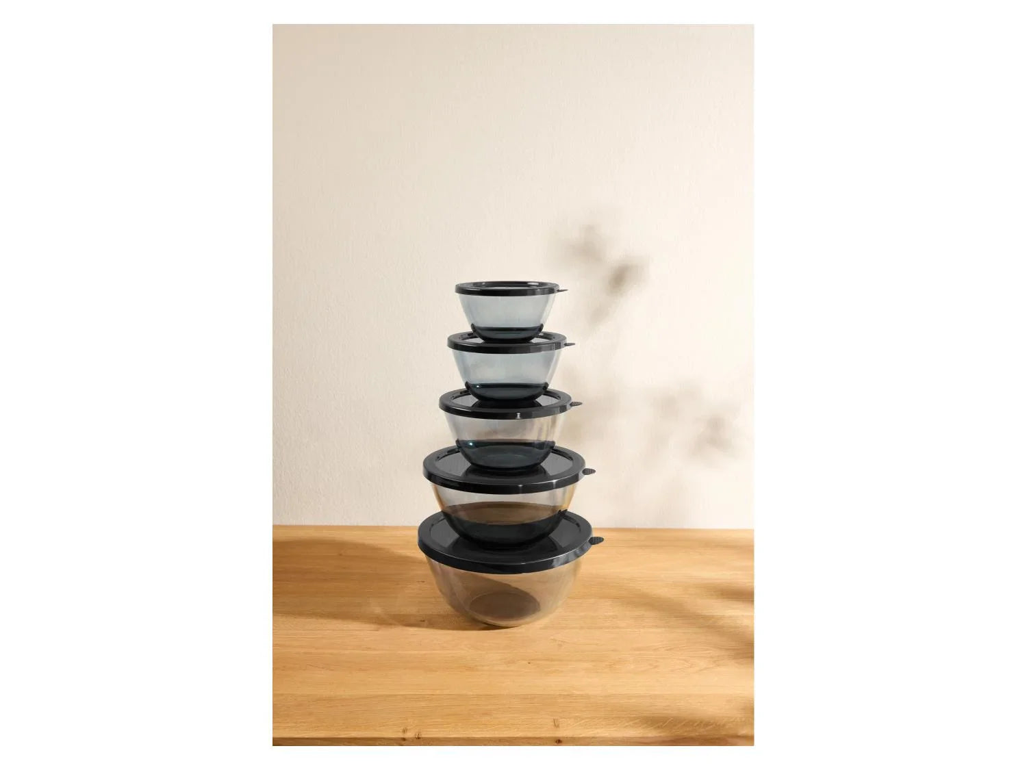 SILVERCREST Set de 5 botes de conservation en verre