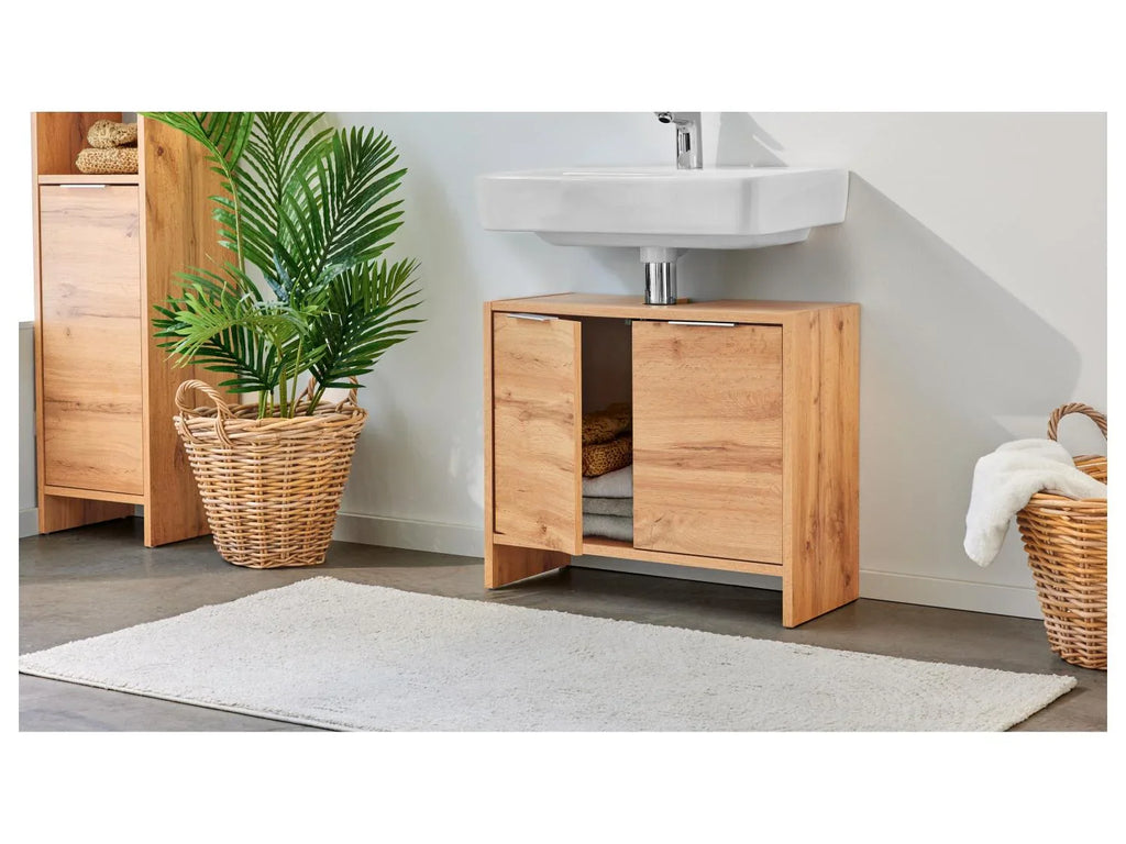 LIVARNO home Meuble sous vasque Verona, 64,1 x 54,8 x 27,7 cm, imitation chne