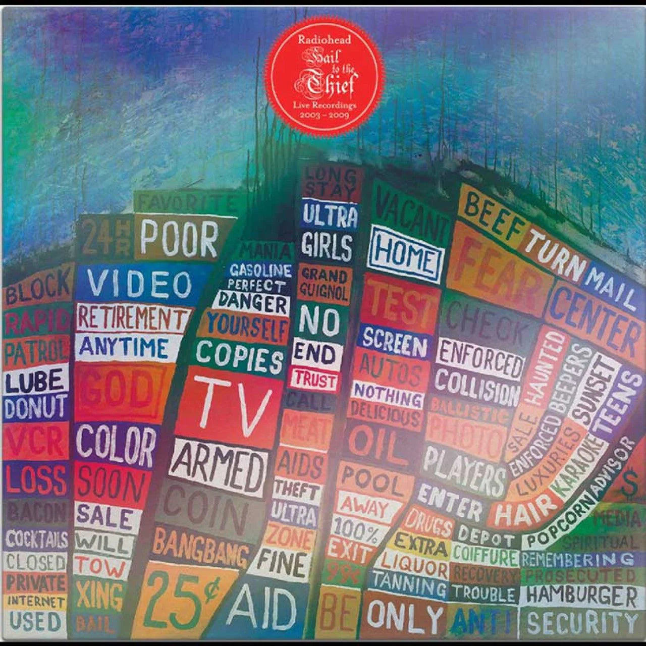 RADIOHEAD - HAIL TO THE THIEF (LIVE RECORDINGS 2003-2009) Vinyl LP