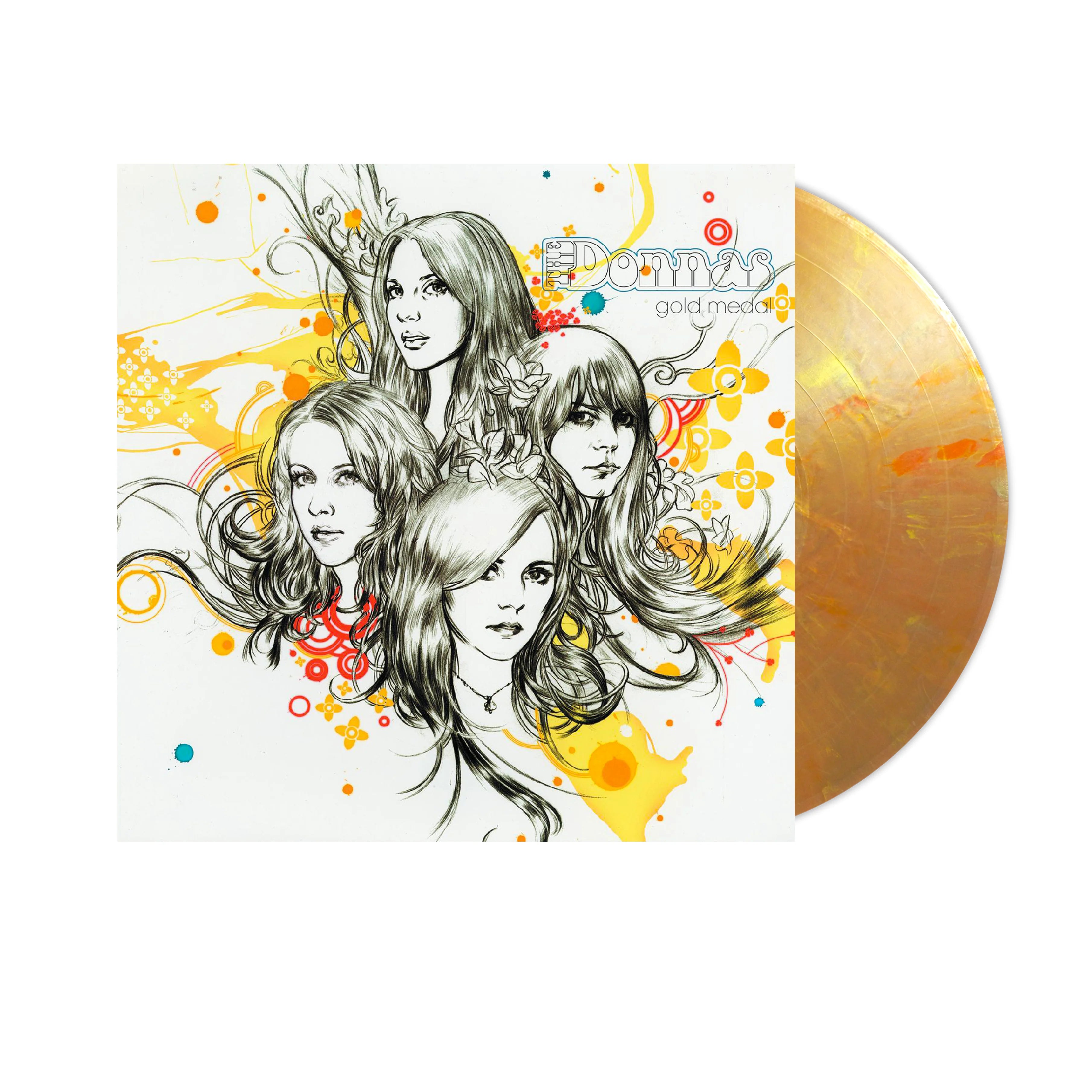 The Donnas Gold Medal Colored Vinyl LP