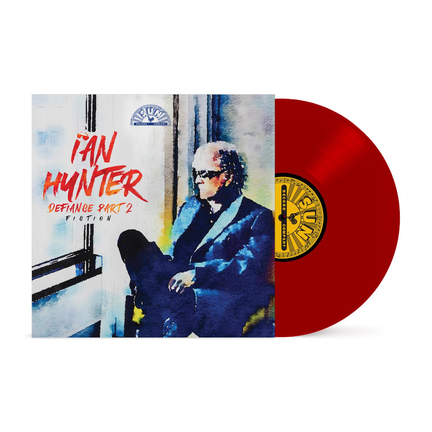 IAN HUNTER - DEFIANCE PT. 2: FICTION - RED COLOR - VINYL LP